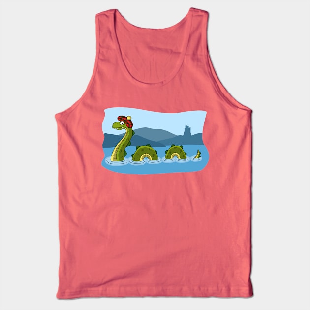 Nessie! Tank Top by Paulychilds